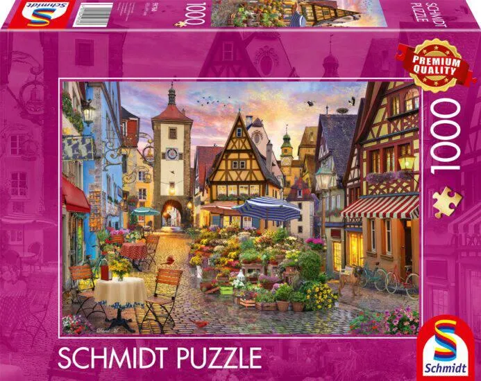 BAVIERE ROMANTIQUE ROTHENBURG OB DER TAUBER PUZZLE 1000 PIECES