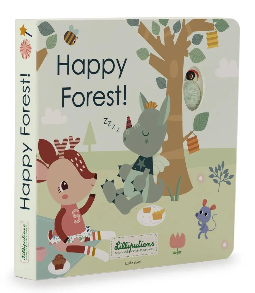 HAPPY FOREST - LIVRE TACTILE ET SONORE