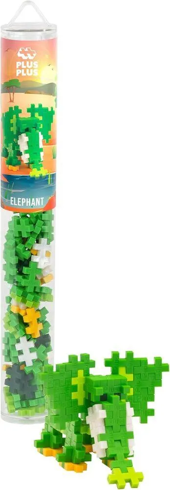 PLUS PLUS -  TUBE ELEPHANT - 100 PIECES