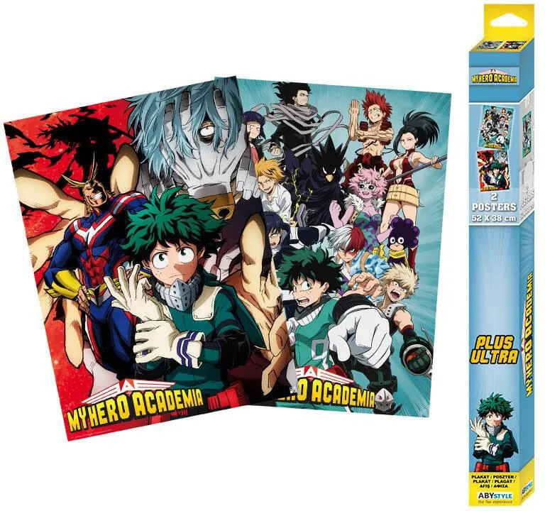MY HERO ACADEMIA - SET 2 POSTERS CHIBI 52X38 - ARTWORKS