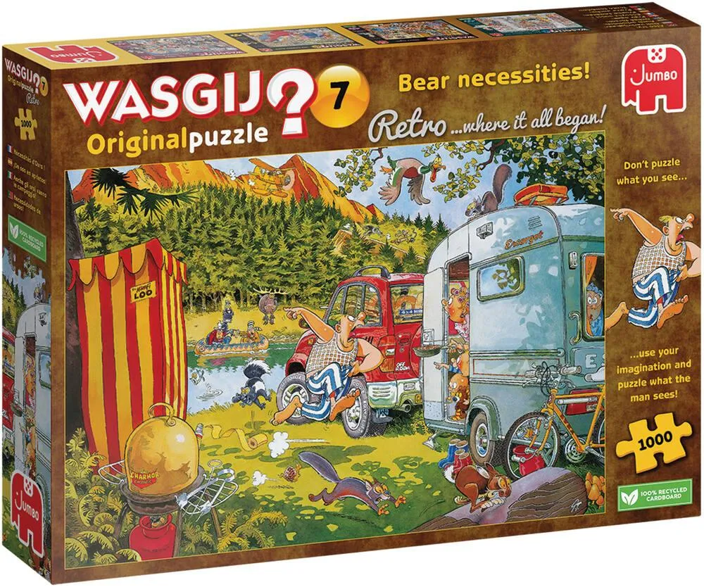 1000 - WASGIJ RETRO ORIGINAL 7 NECESSITES D’OURS
