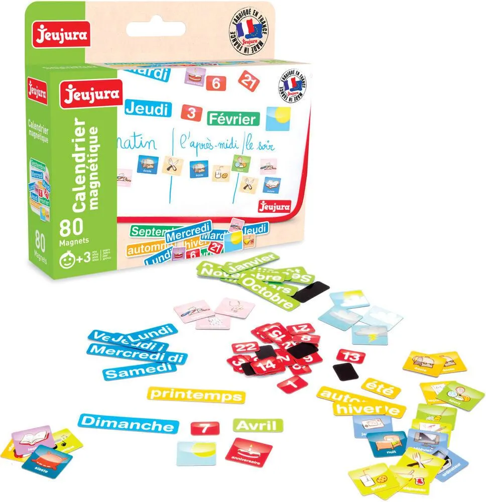MAGNETS CALENDRIER - 80 CARACTERES