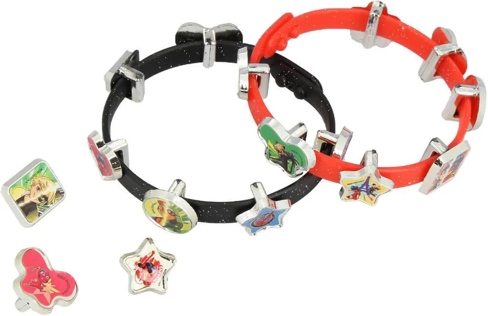 MIRACULOUS -KD FASHION -  BRACELETS PAILLETES ET CHARMS