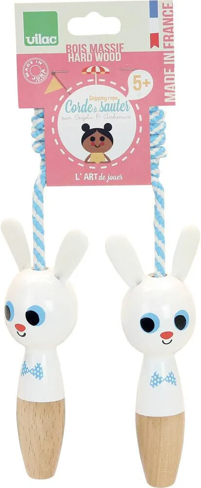 CORDE À SAUTER LAPINOU EN BOIS - INGELA P. ARRHENIUS