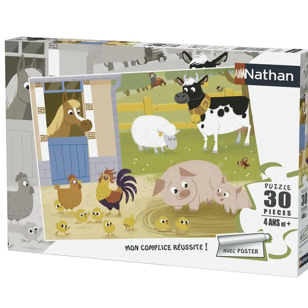 PUZZLE 30 PIECES MES AMIS DE LA FERME