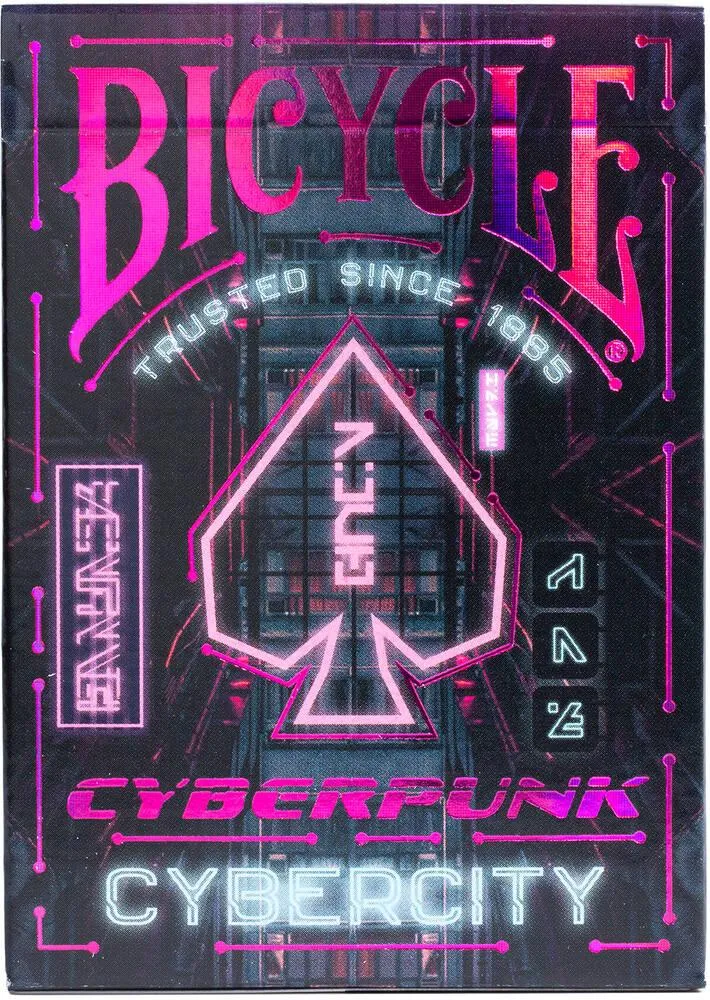 BICYCLE - JEU DE CARTES CREATIVES - CYBERPUNK CYBERCITY