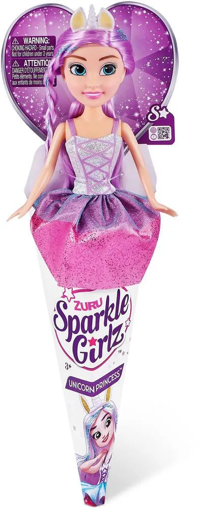 SPARKLE GIRLZ - CONE POUPEE LICORNE