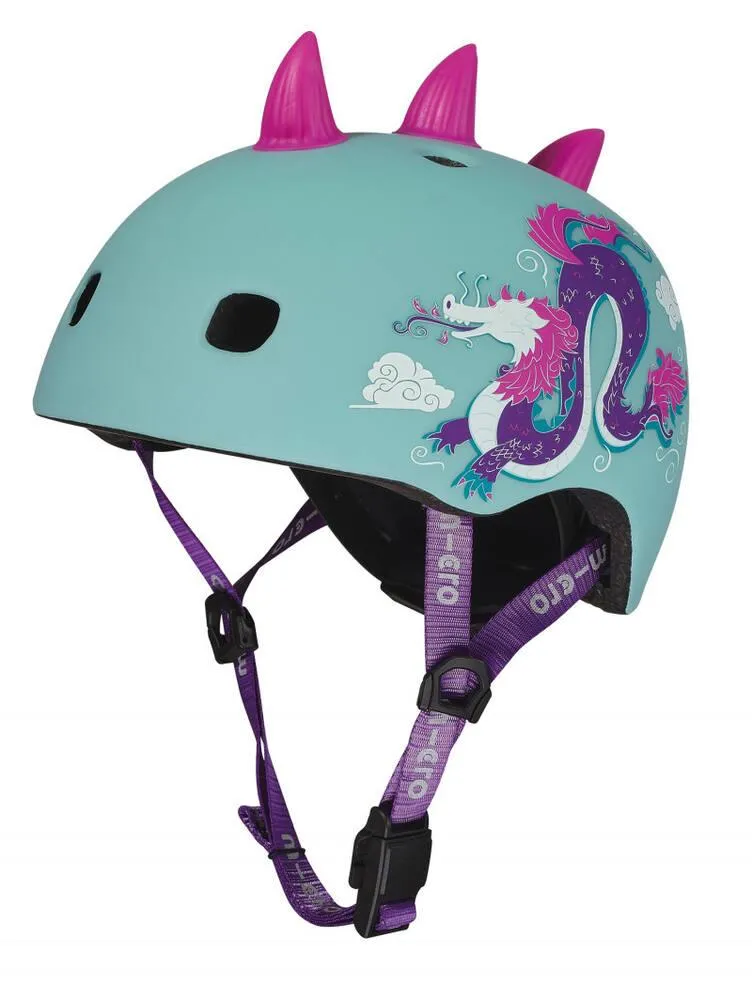 CASQUE DRAGON 3D - BOUCLE MAGNETIQUE - LUMIERE LED INTEGREE - TAILLE S