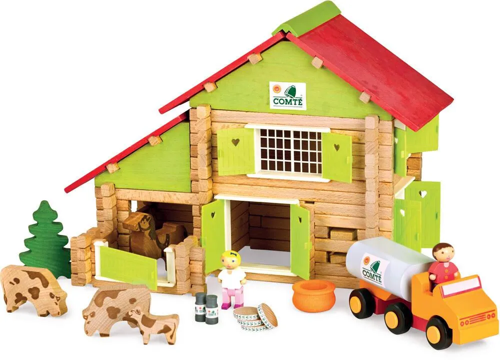 CHALET A COMTE AVEC CAMION - 180 PIECES