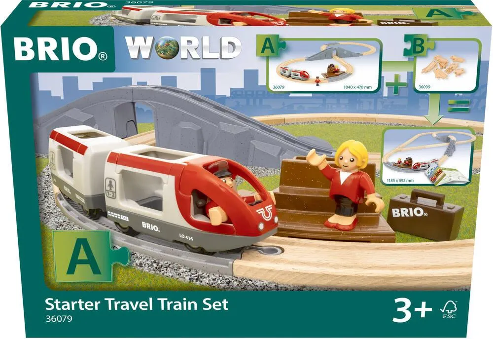 BRIO 63607900 -  CIRCUIT EN 8 VOYAGEURS - PACK A