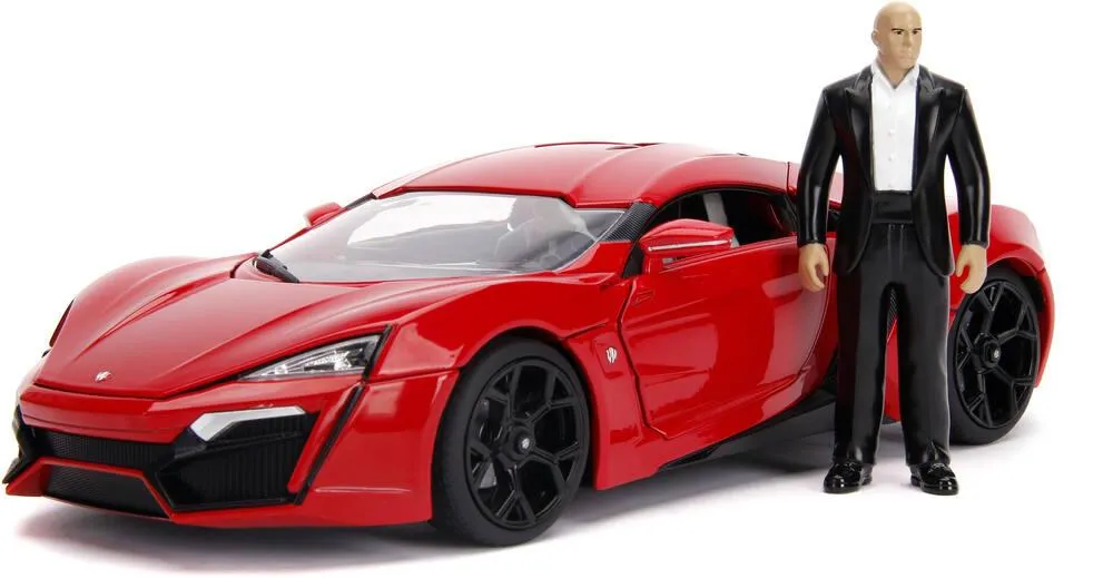 1/18 VOITURE - W MOTORS LYKAN HYPERSPORT W -DOM'S FIGURE RED FF 2012