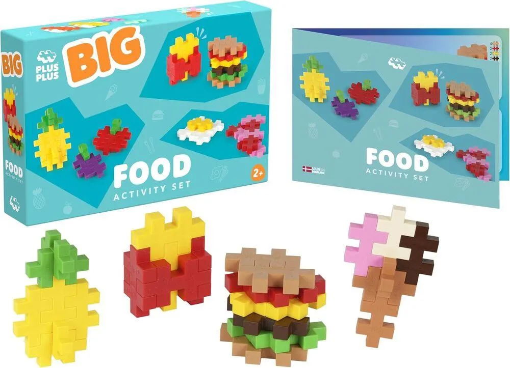 PLUS PLUS -  BIG - SET ACTIVITE - FOODIES