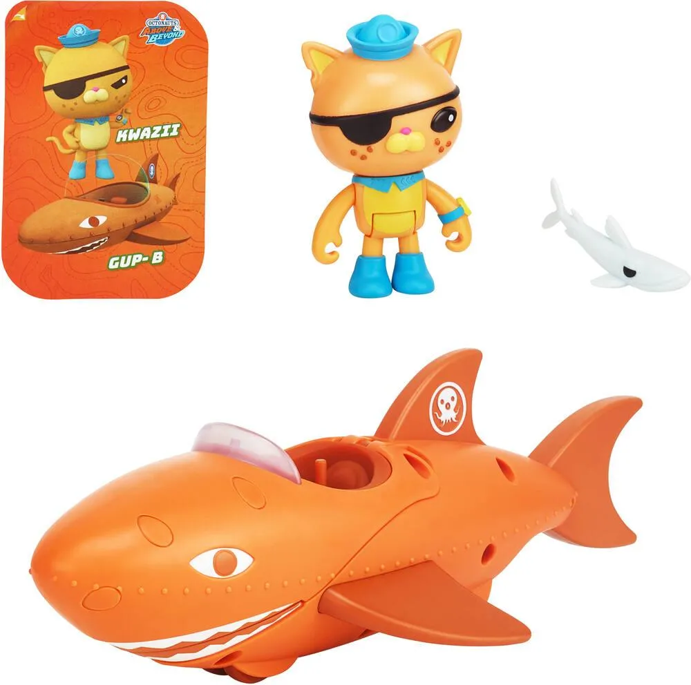 OCTONAUTS - FIGURINE ET VEHICULE KWAZII ET GUP B