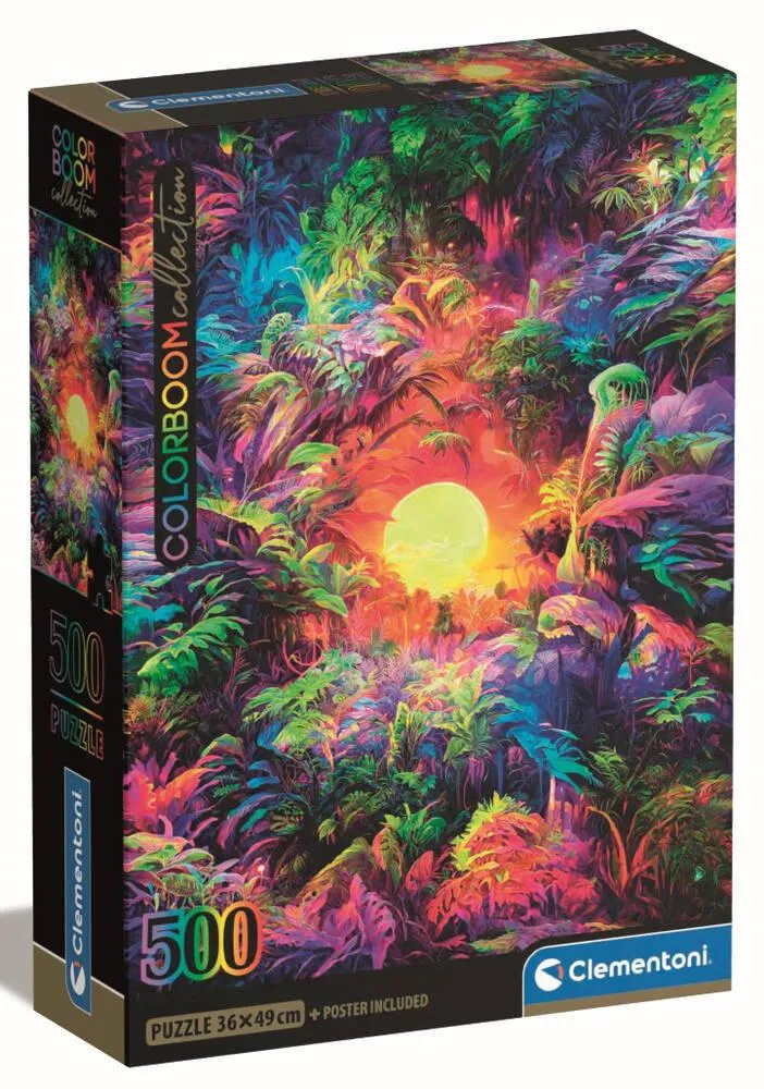 PUZZLE COMPACT 500 PIECES - COLORBOOM PSYCHEDELIC JUNGLE