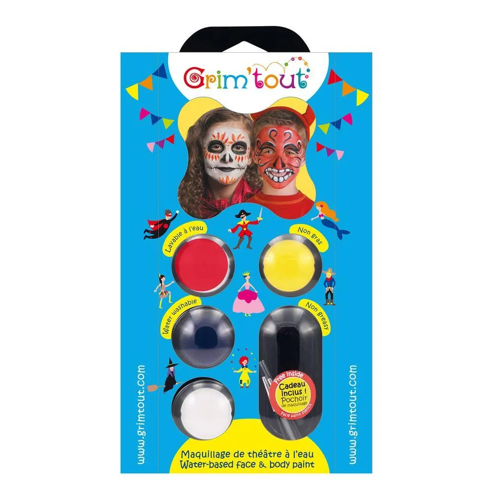 GRIM'TOUT - SET COMPLET DE 4 COULEURS - CATRINA