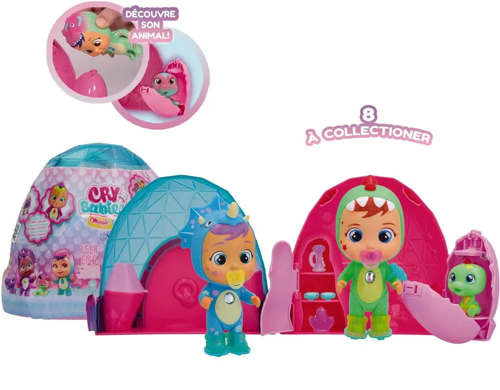 CRY BABIES MAGIC TEARS DINO  - ICY WORLD