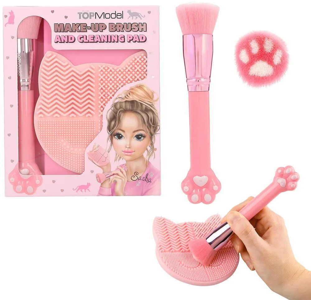 TOPMODEL BROSSE ET TAMPON DE NETTOYAGE KITTY BEAUTY AND ME
