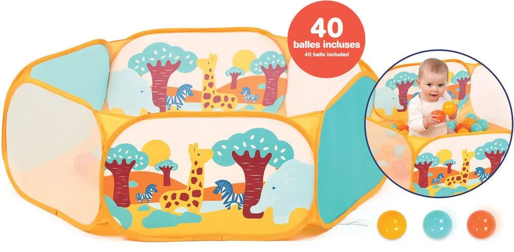 PISCINE A BALLE OCTOGONALE