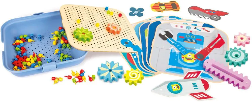 COFFRET DE JEU A ENGRENAGES