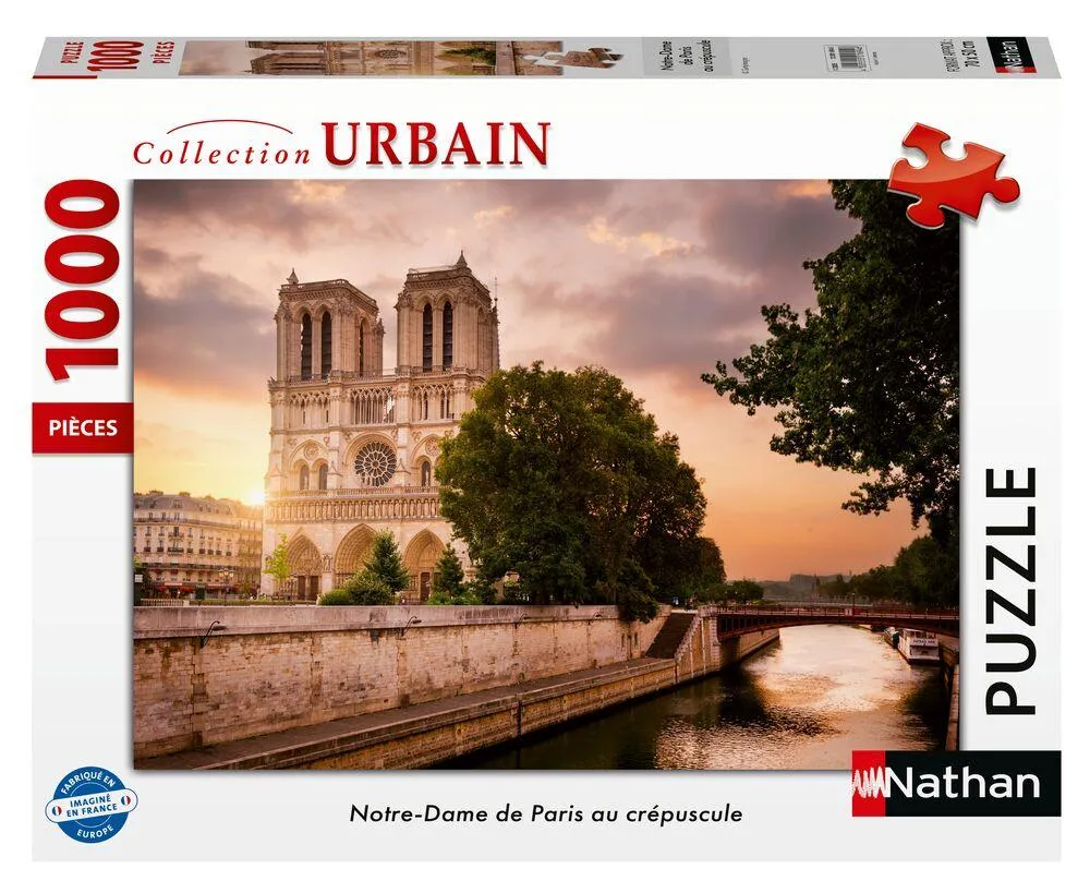 PUZZLE 1000 PIECES - NOTRE-DAME DE PARIS AU CREPUSCULE