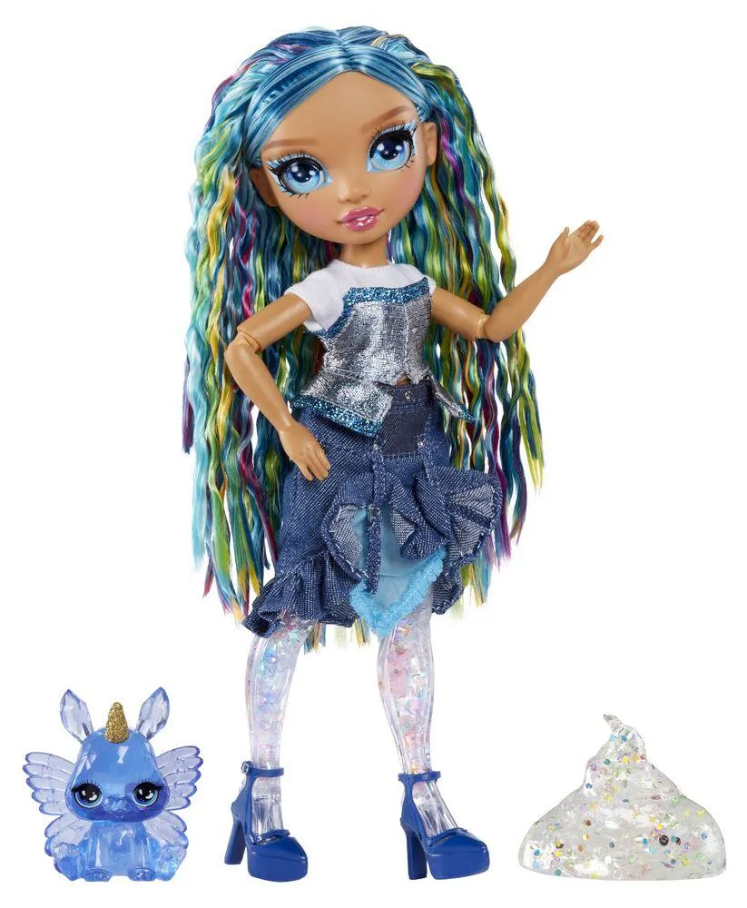 RAINBOW HIGH SHIMMERS - POUPEE MANNEQUIN AVEC SLIME - SKYLER 27 CM