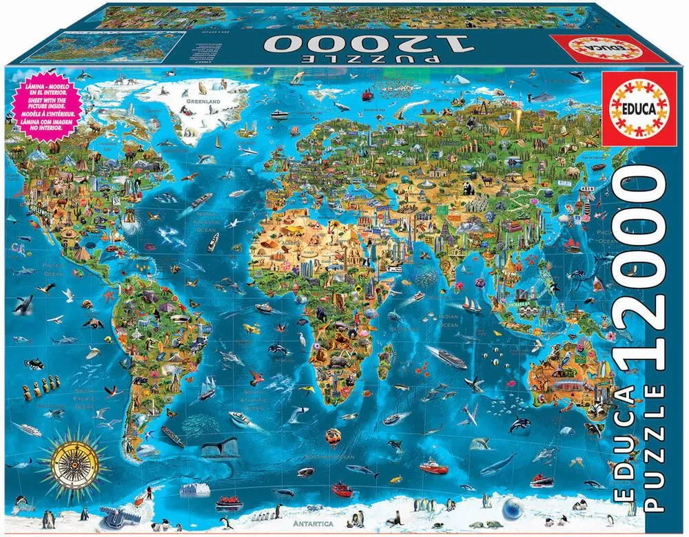 PUZZLE 12000 PIECES - MERVEILLES DU MONDE
