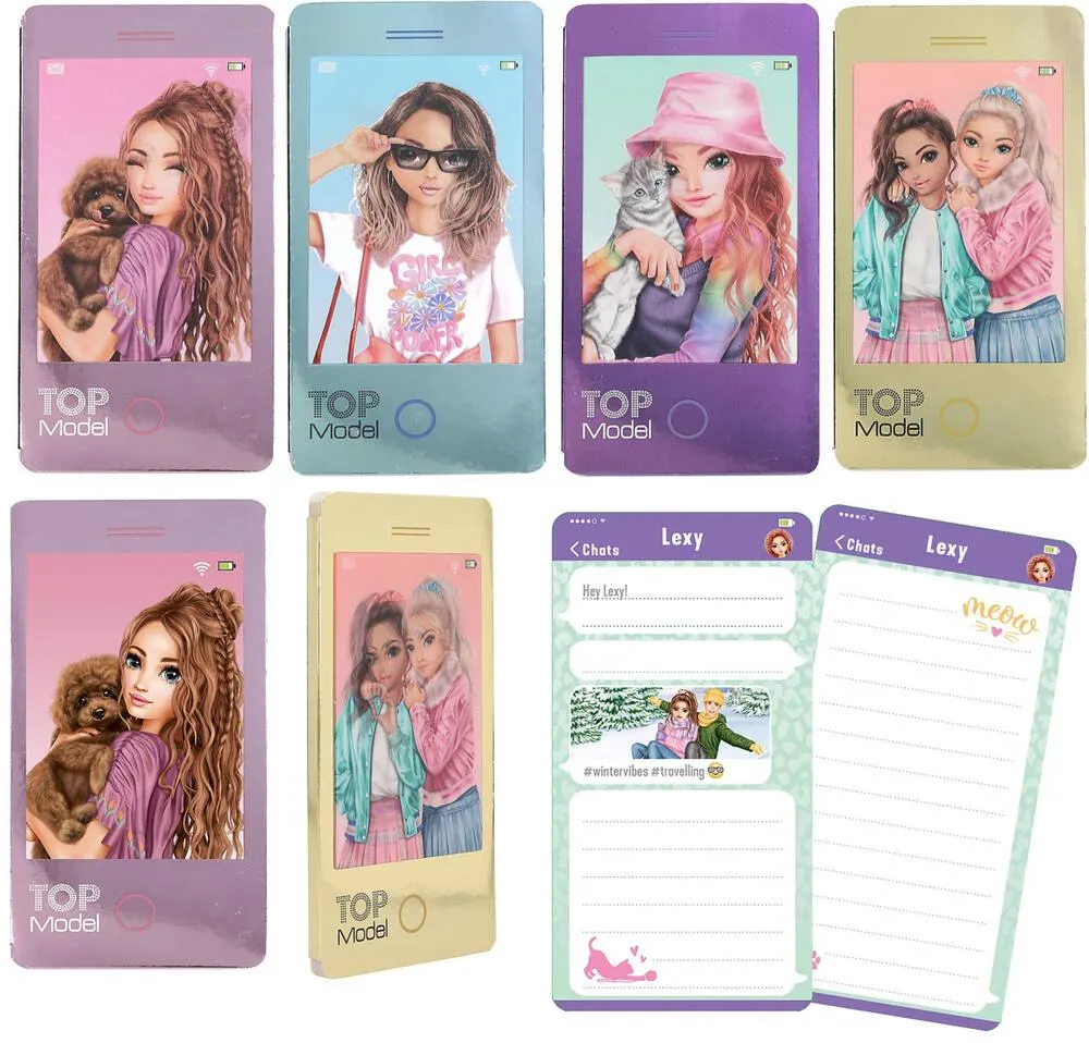 TOPMODEL BLOC-NOTES MOBILE AVEC IMAGE VACILLANTE