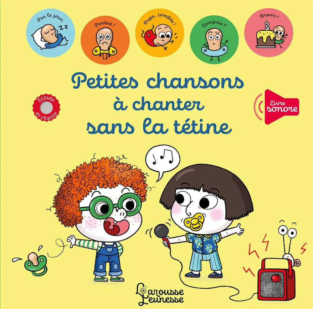 LIVRE PETITES CHANSONS A CHANTER SANS LA TETINE