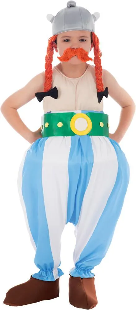 ASTERIX - DEGUISEMENT OBELIX 5 PIECES 140 CM - TAILLE 9-10 ANS