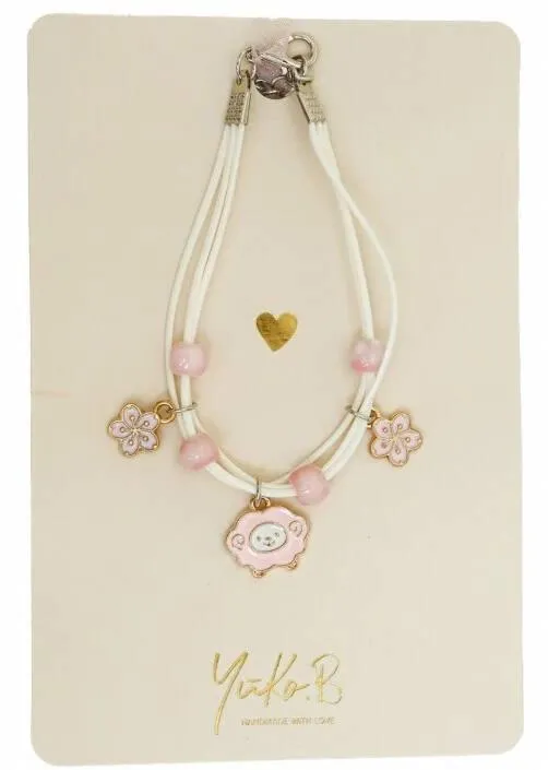 BRACELET CORDON EN FORME DE PETIT MOUTON