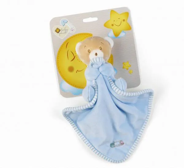BABYCARE - OURS BLEU SBAVONE - 24 CM