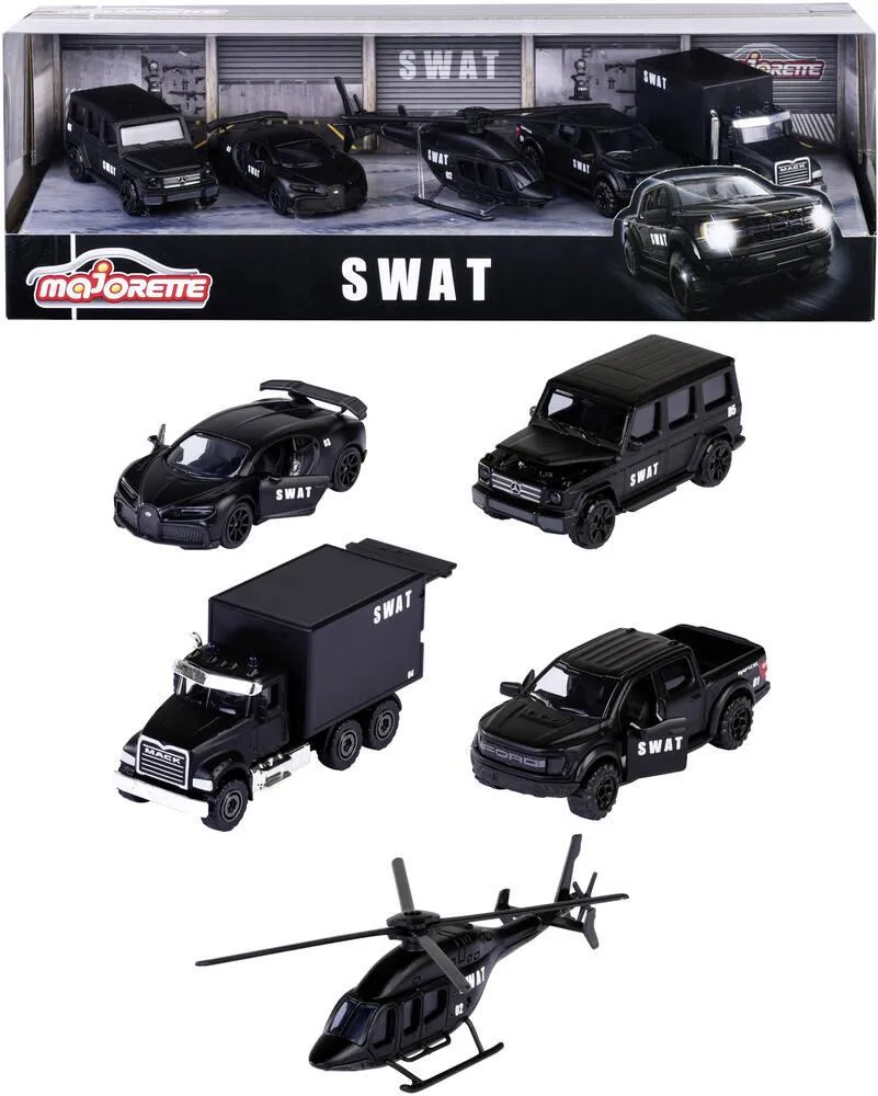 MAJORETTE SWAT 5 PIECES GIFTPACK