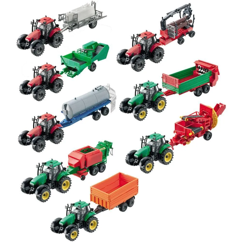 TRACTEUR + REMORQUE 1:27