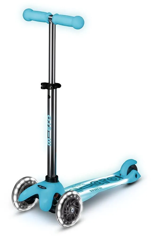 TROTTINETTE MINI MICRO DELUXE GLOW AQUA LED