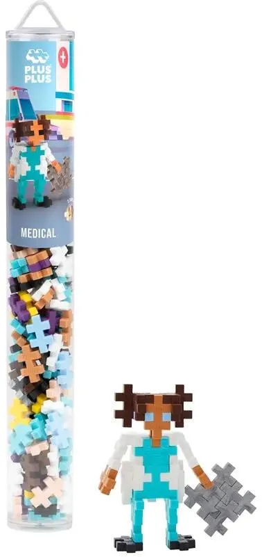 PLUS PLUS - TUBE DOCTEUR - 100 PCS