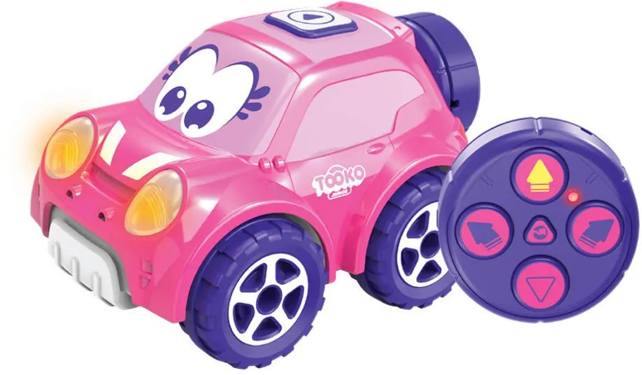 TOOKO - VOITURE TELECOMMANDEE ROSE FONCTION SUIS MOI