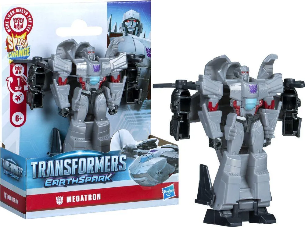 TRANSFORMERS - EARTHSPARK SMASH CHANGERS  - FIGURINE MEGATRON
