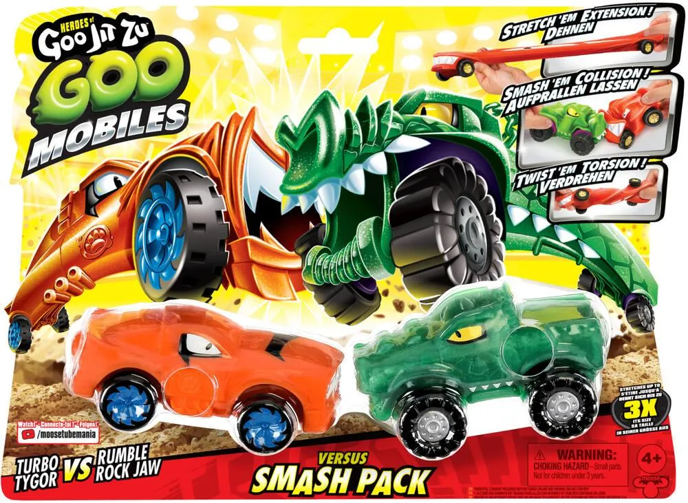 GOO JIT ZU  - GOO MOBILES - TURBO TYGER VS RUMBLER JAW