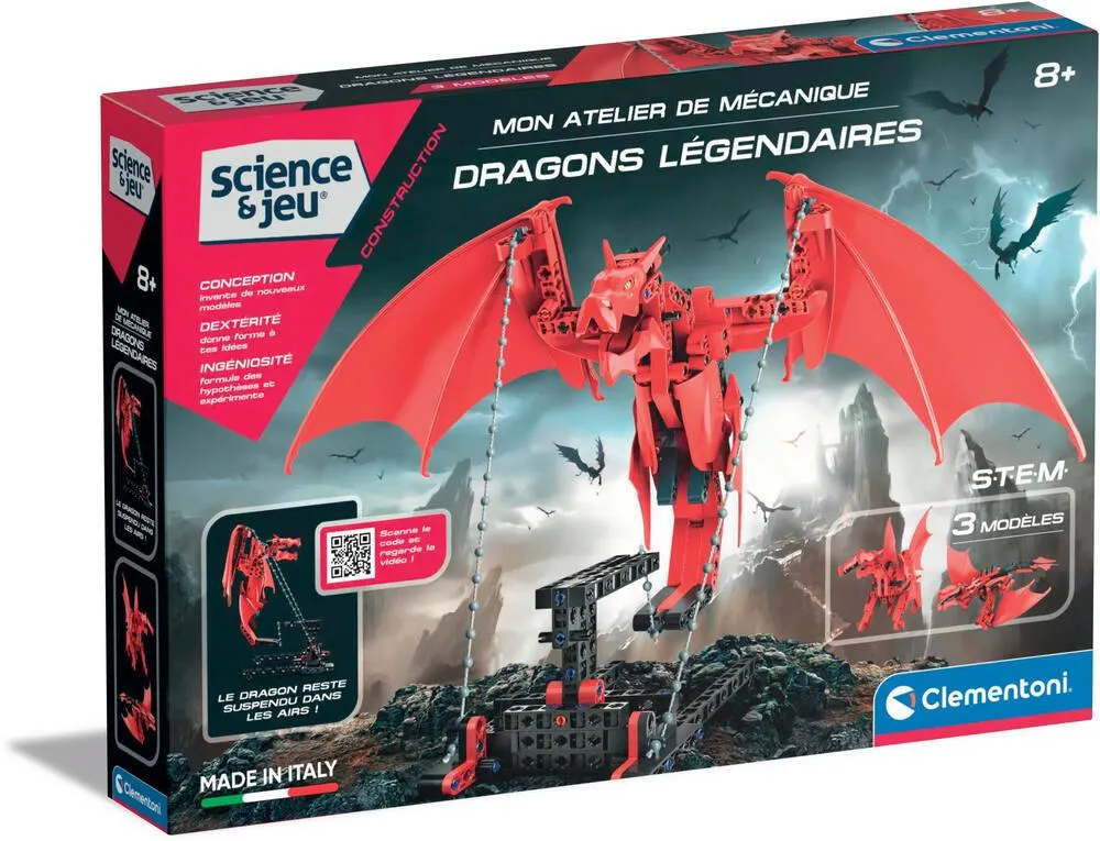 SCIENCE ET JEU - MON ATELIER DE MECANIQUE  - DRAGONS LEGENDAIRES