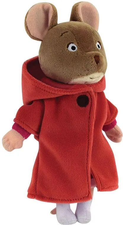 ERNEST ET CELESTINE - PELUCHE CELESTINE AVEC MANTEAU : 20CM