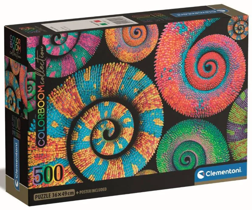 PUZZLE COMPACT 500 PIECES - COLORBOOM CURLY TAILS
