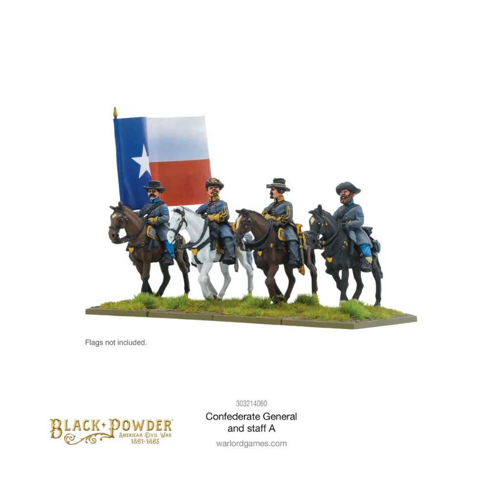 ACW Confederate General and Staff A