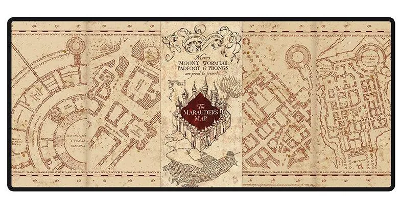 HARRY POTTER - TAPIS DE SOURIS XXL - CARTE DU MARAUDEUR