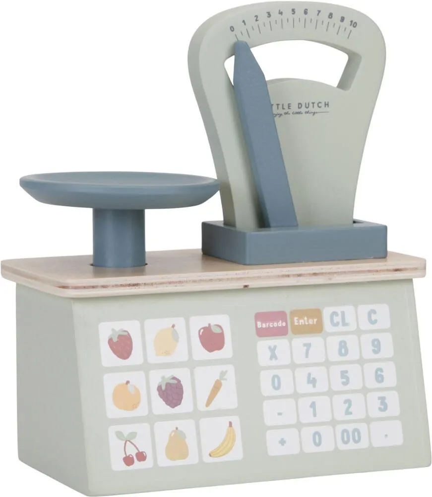 BALANCE DE MARCHANDE EN BOIS