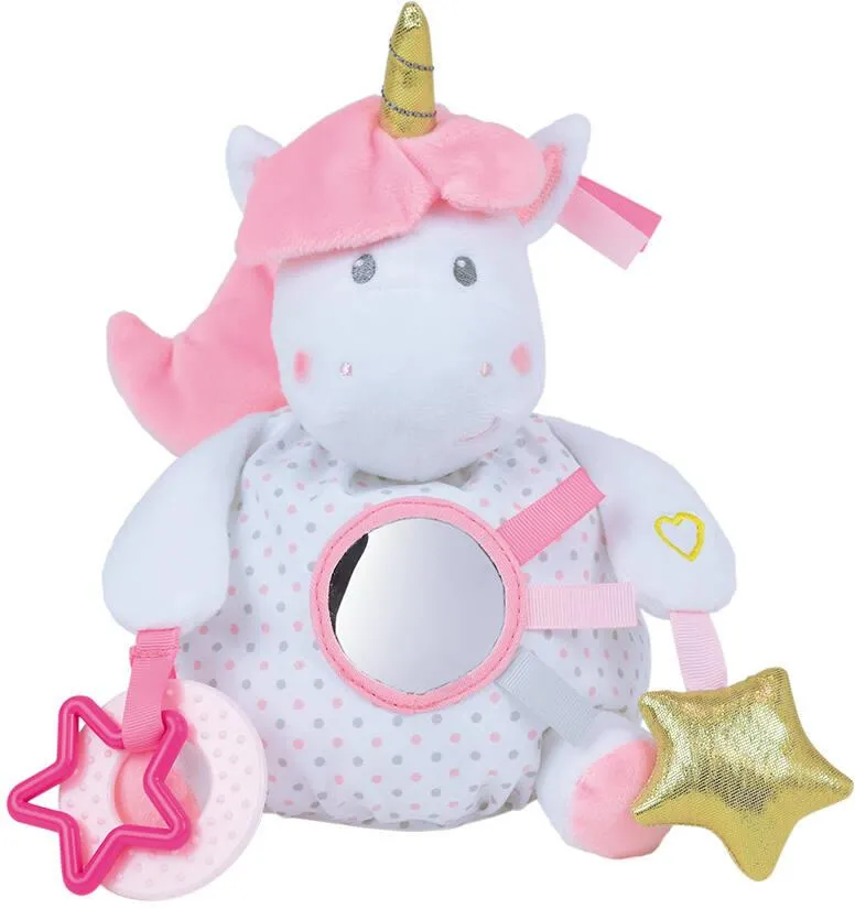 PELUCHE LICORNE AVEC ACTIVITES  : 24CM