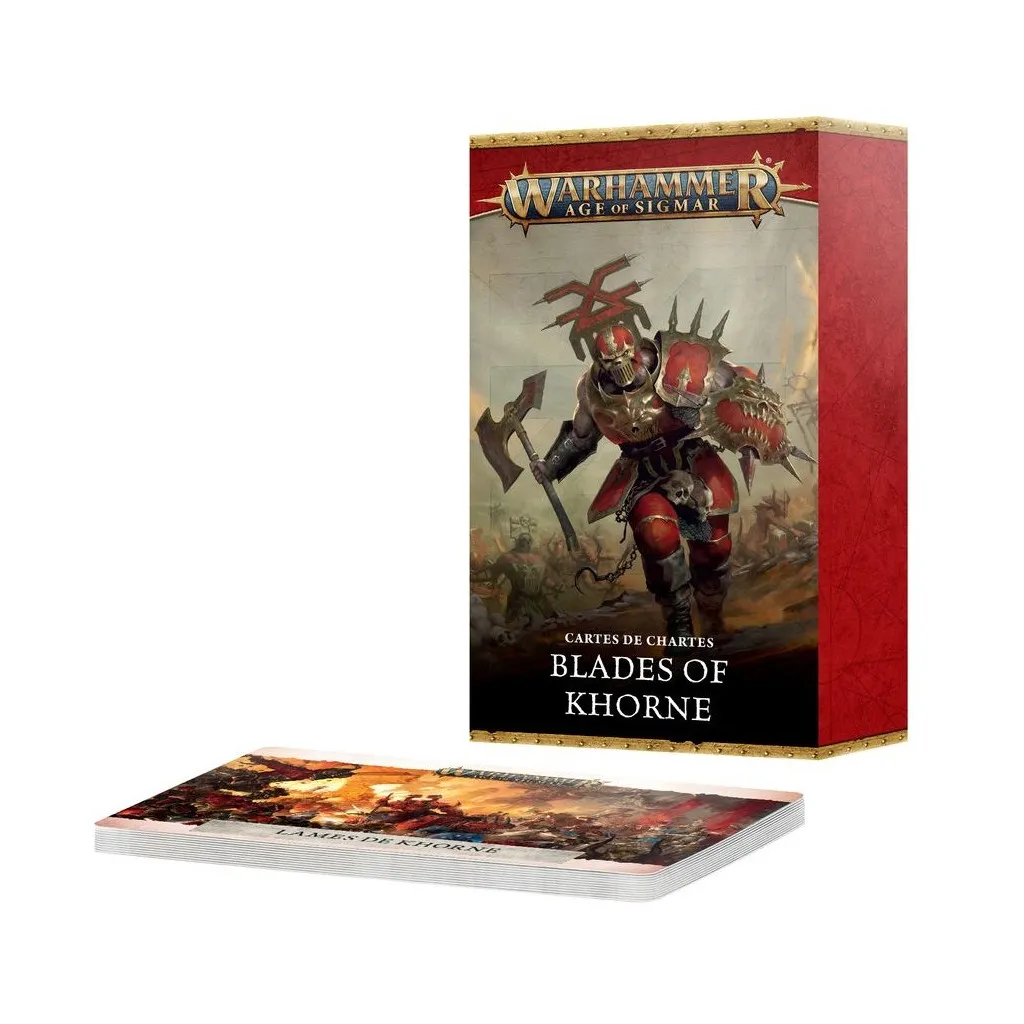 Age of Sigmar : Cartes de Charte - Blades of Khorne