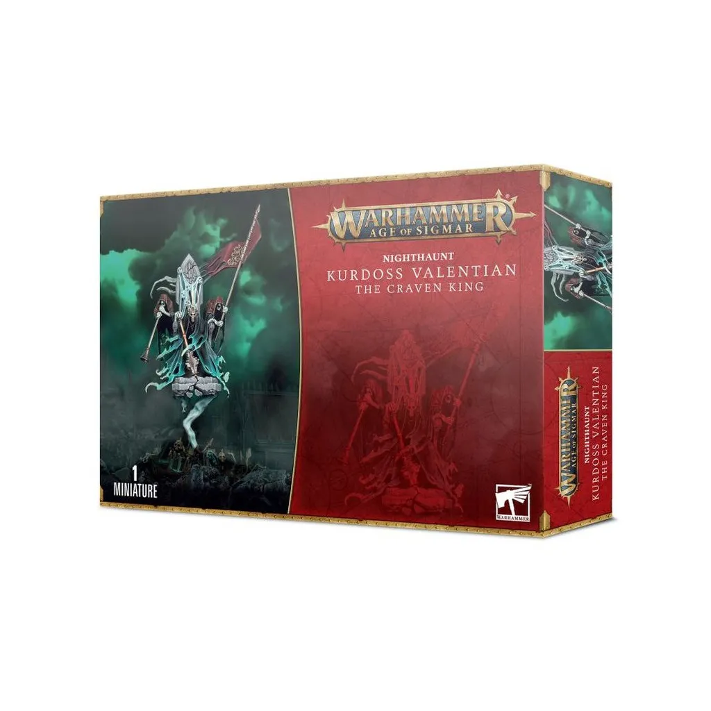 Age of Sigmar : Nighthaunt - Kurdoss Valentian The Craven King