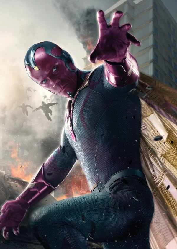 Age of ultron characters - magnetic metal poster 45x32 - vision