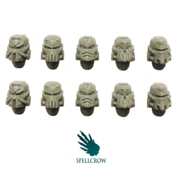 Alamandra / dragon space knights helmets (forge pattern)