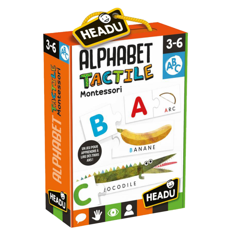 Alphabet Tactile Montessori : Jeu Enfant éducatifs - Mon Ludicaire